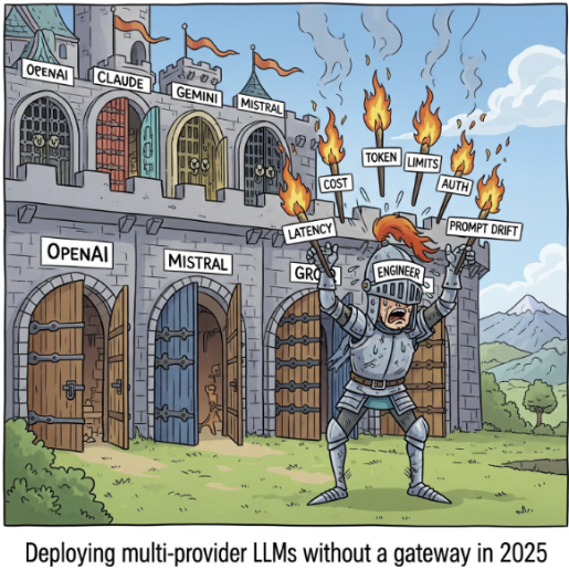 Knight defending castle against token limits and costs meme