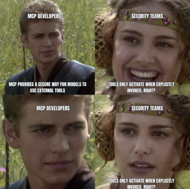 MCP Developers and Security Teams meme